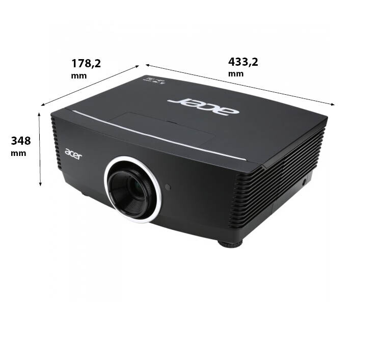 Vorschau: Acer F7600 Installationsbeamer mit 5000 ANSI-Lumen und WUXGA Auflösung