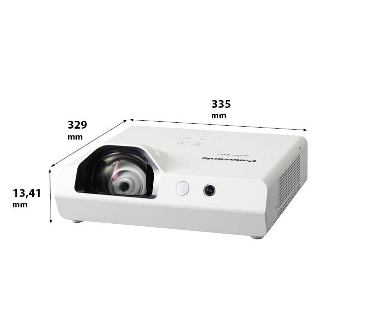 Vorschau: Panasonic PT-TW370 Kurzdistanzbeamer mit 3300 ANSI-Lumen und WXGA