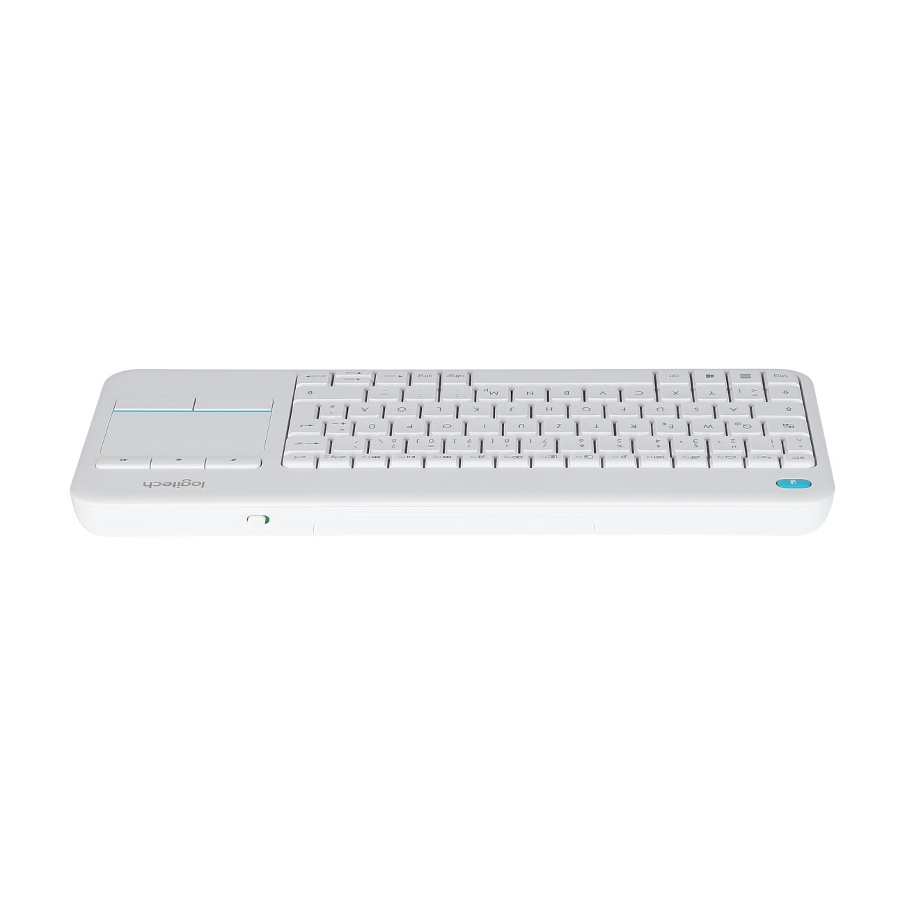 Logitech K400 Plus Tastatur, kabellos, weiß