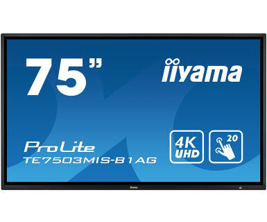 iiyama PROLITE TE7503MIS-B1AG 75''' LCD Touch-Display mit 4K UHD Auflösung