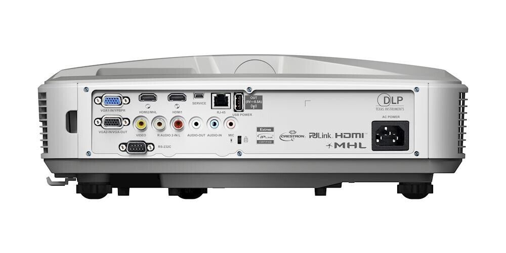 Optoma ZH500UST Ultra-Kurzdistanz-Beamer mit 5000 Lumen und Full HD Auflösung