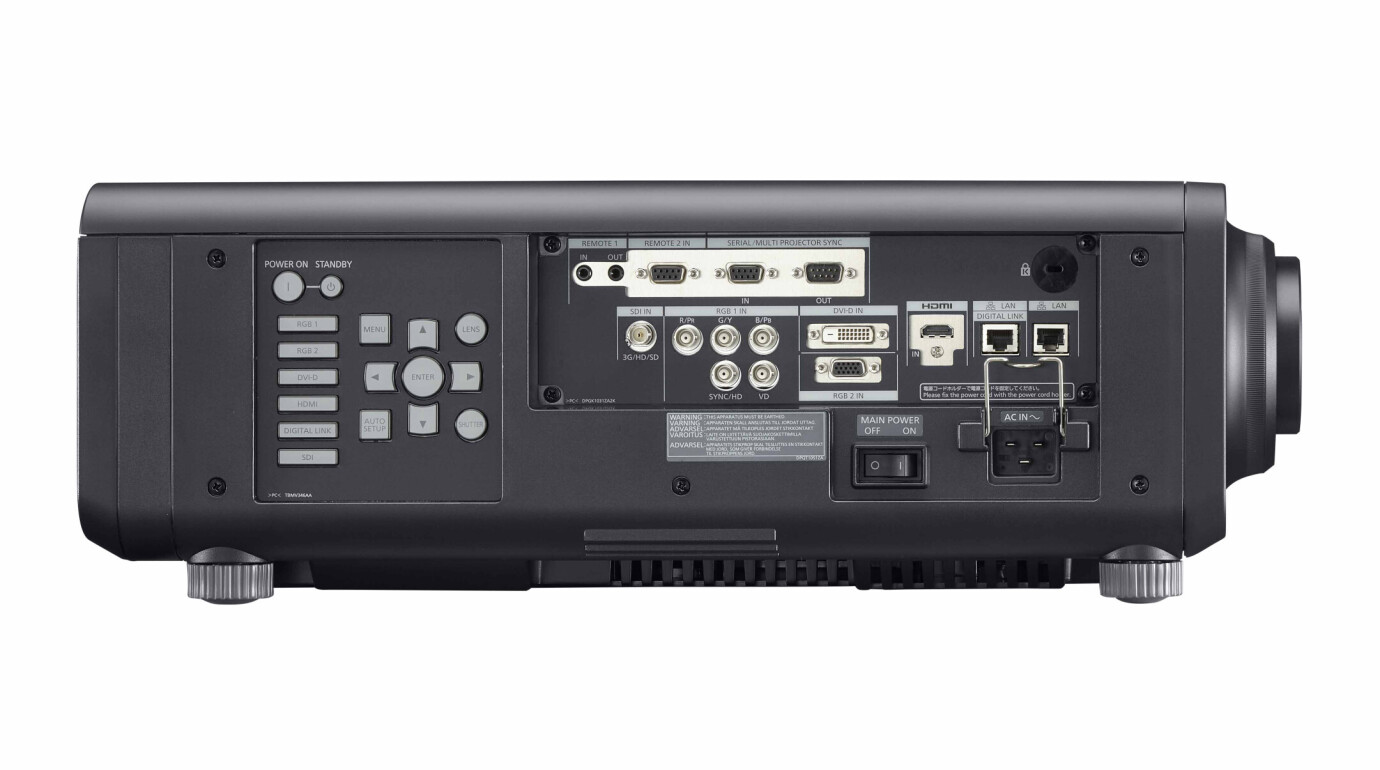 Vorschau: Panasonic PT-RZ690BE mit Objektiv, schwarz Installationsbeamer mit 6200 Lumen