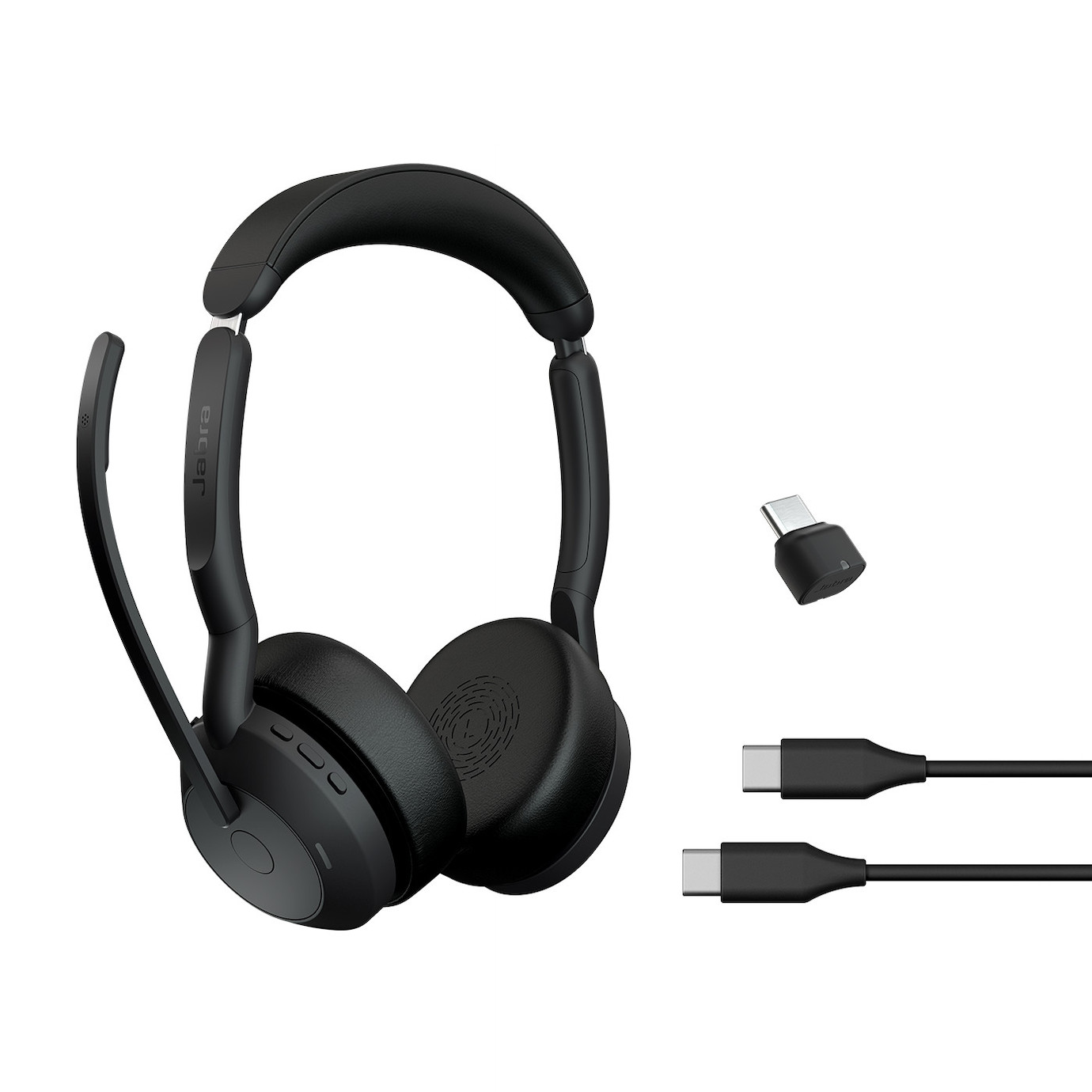 Vorschau: Jabra Evolve2 55 Link380c UC Stereo – schnurloses Stereo Headset mit USB-C