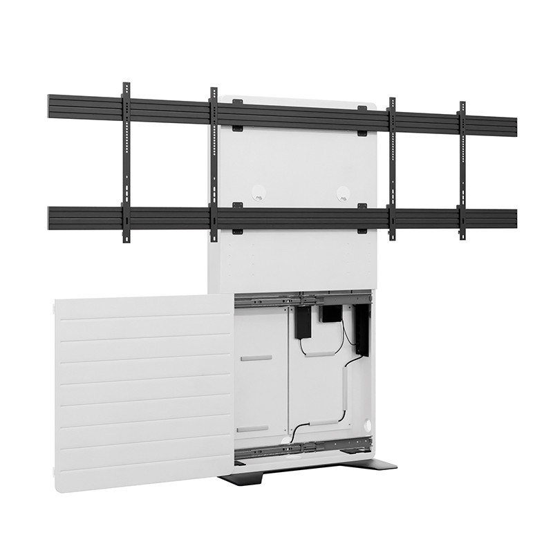 Vorschau: Hagor CON-Line® Big FS Dual 65 - 75" Medienstele, freistehend