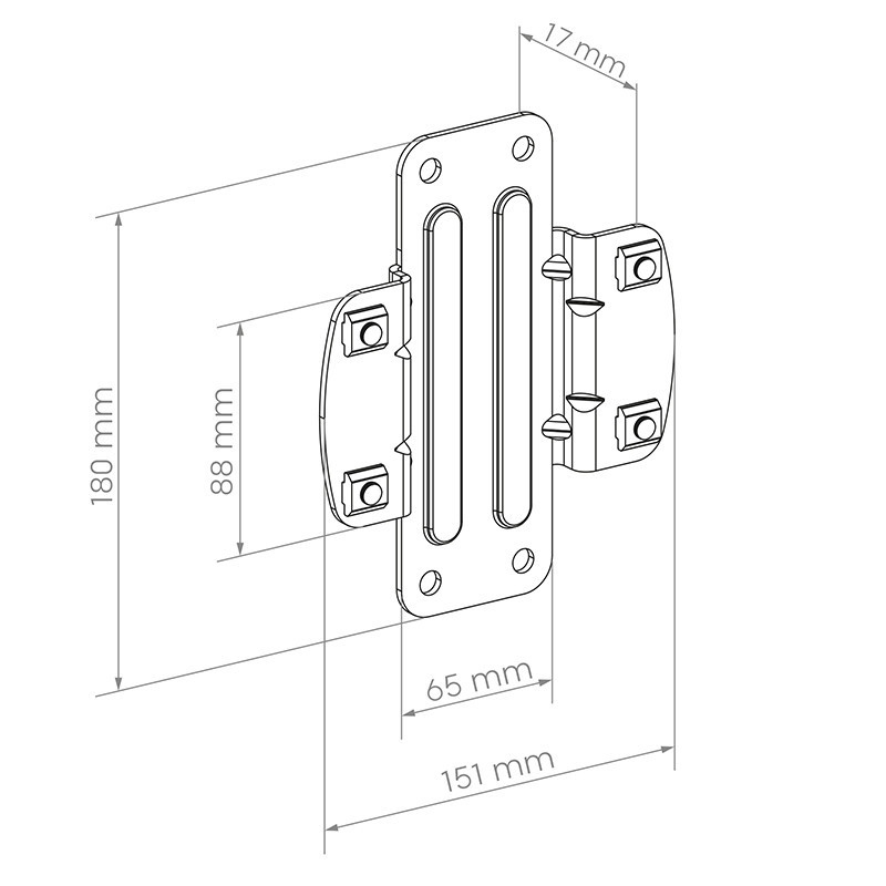 Vorschau: Hagor CPS - Wall Adapter Super Slim