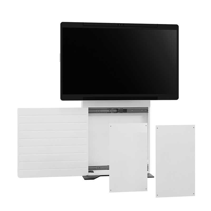 Vorschau: Hagor Medienstelen-Lift freistehend - Version breiter Korpus - passend für Cisco WebEx Board Pro 75"