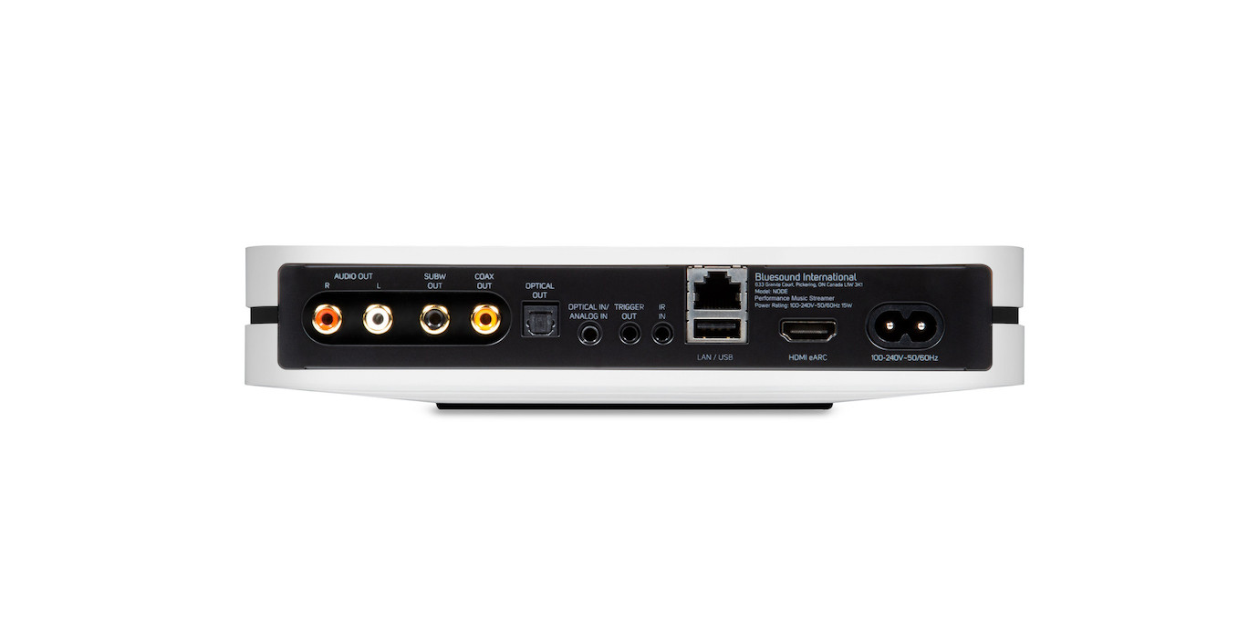 Vorschau: Bluesound NODE N132 - Leistungs Musikstreamer, weiß