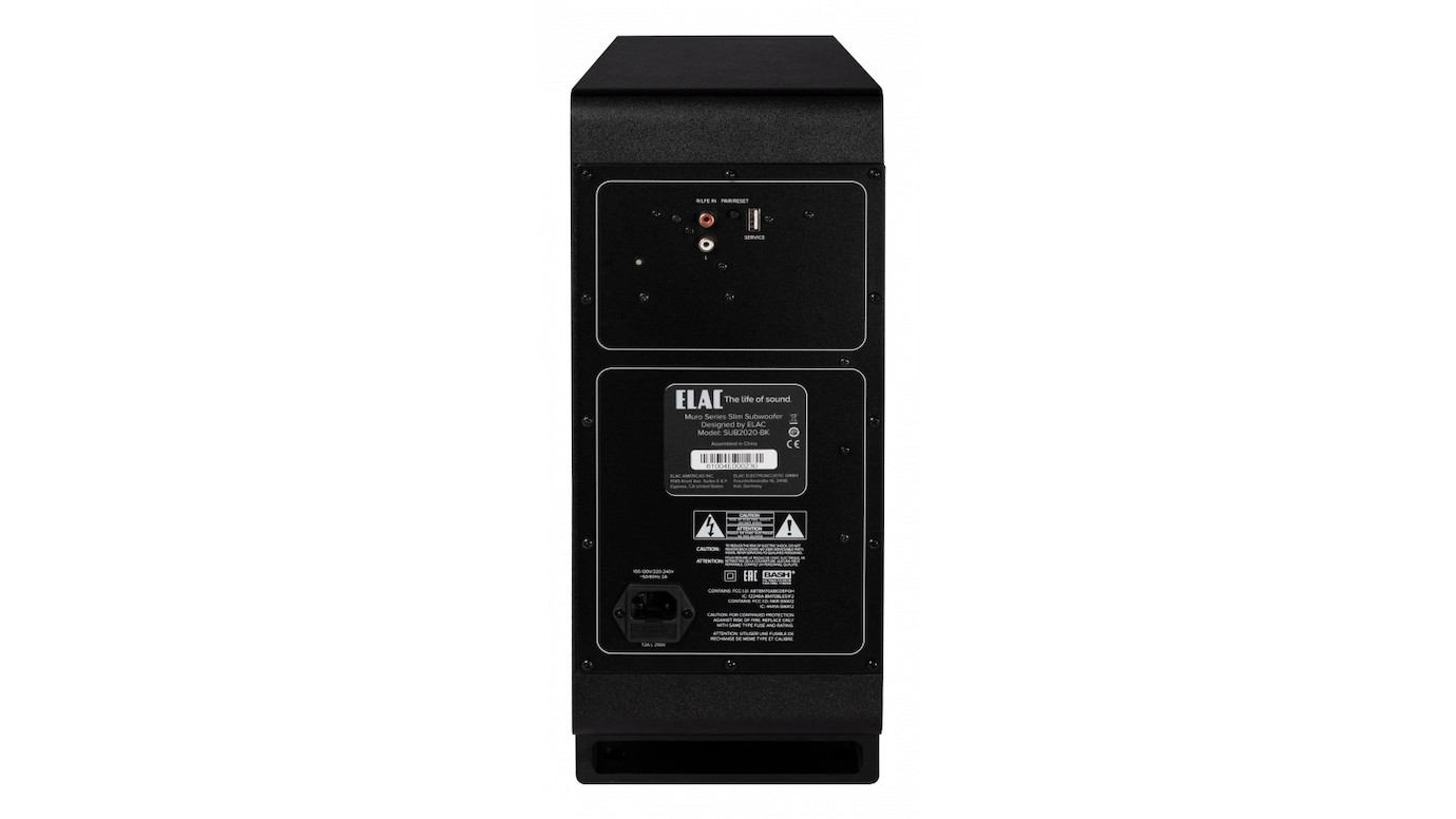 Vorschau: ELAC Muro SUB2020B 10" Slim Subwoofer, schwarz