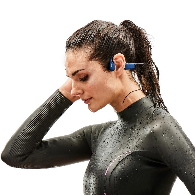 Vorschau: SHOKZ OpenSwim Open-Ear Bluetooth Kopfhörer zum Schwimmen geeignet mit integriertem MP3-Player | Far