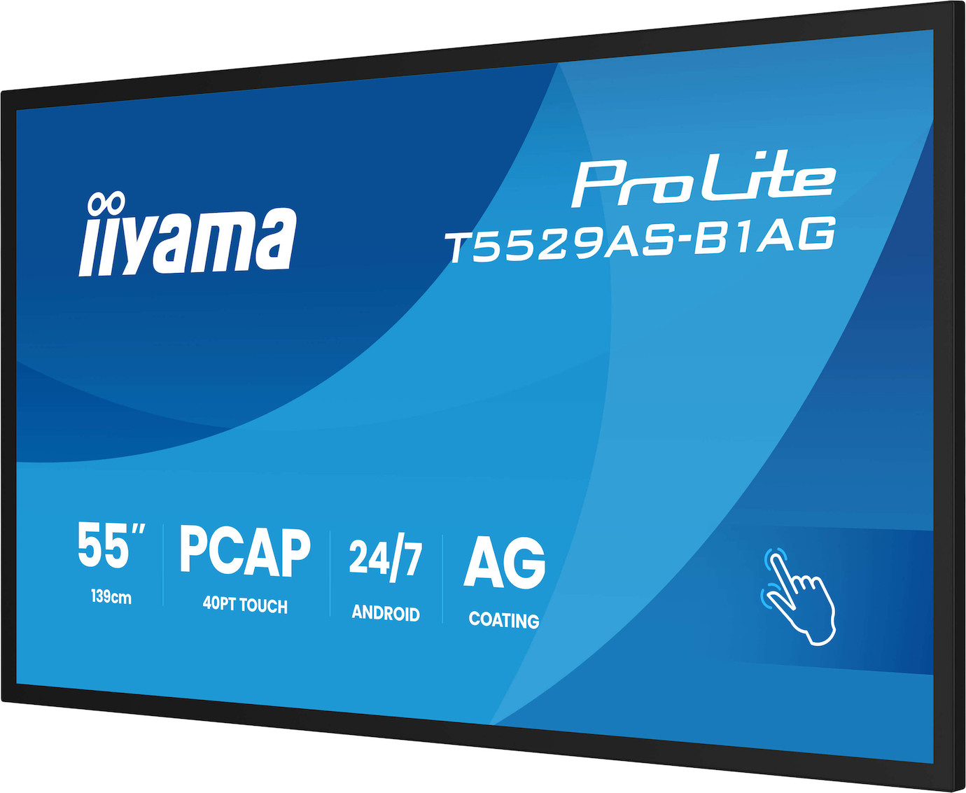 Vorschau: iiyama ProLite T5529AS-B1AG interaktives 55" All-in-One-PCAP-Display für intelligente Räume für die