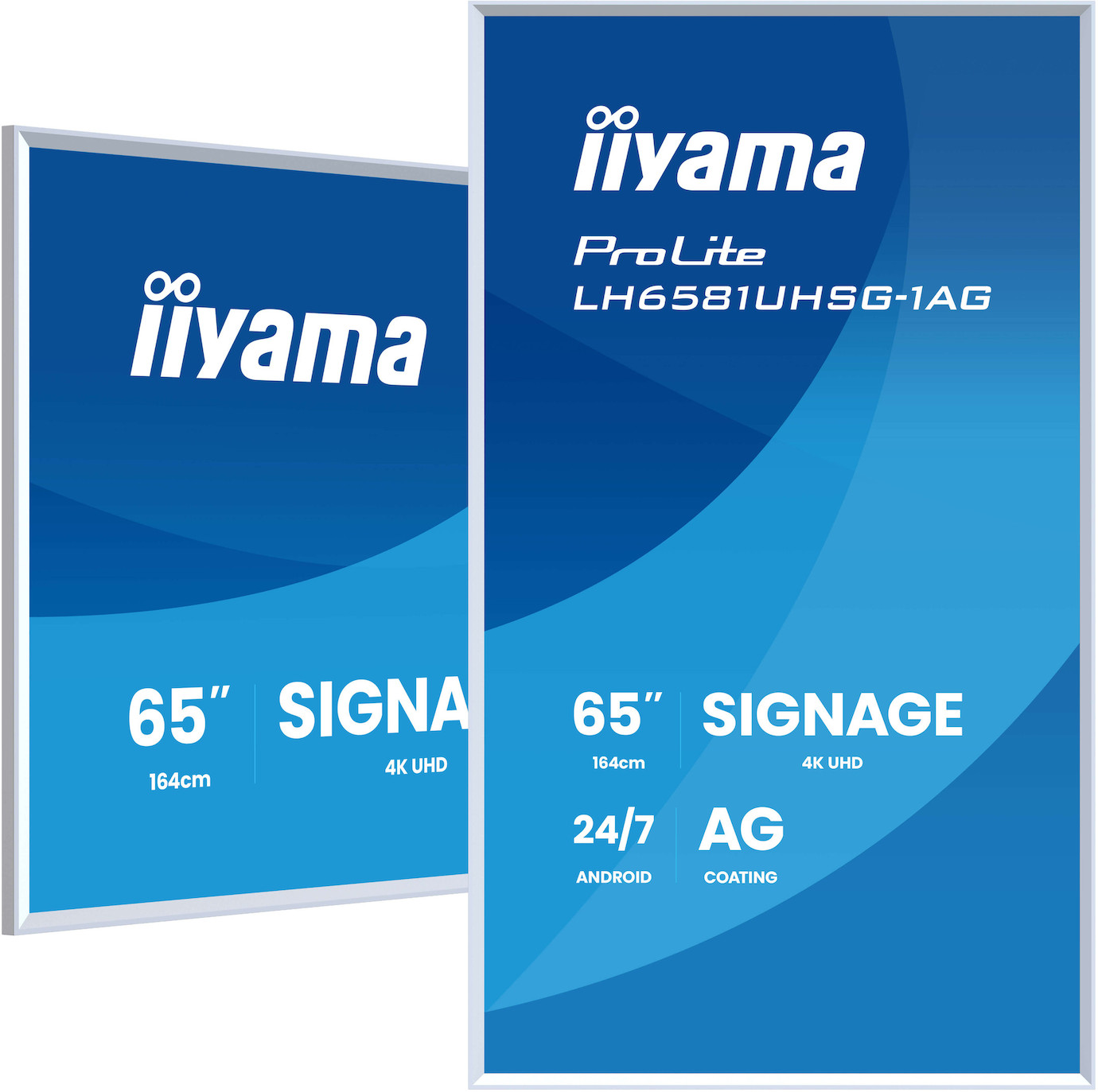 Vorschau: iiyama ProLite LH6581UHSG-1AG 65" 4K UHD Digital Signage-Display mit abnehmbaren Rahmen