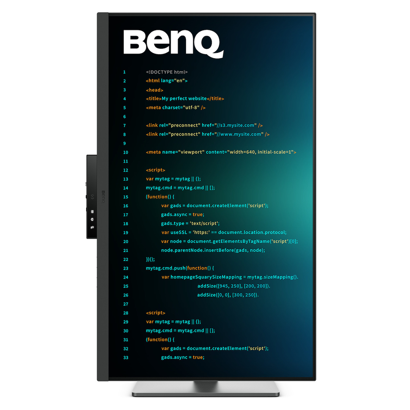 Vorschau: BenQ RD320U 32“ 4K Programmiermonitor mit Hintergrundbeleuchtung für professionelle Entwickler