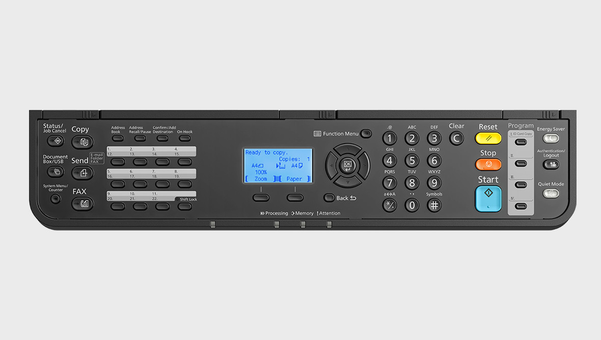 Vorschau: Kyocera ECOSYS MA3500fx s/w 4-1 Multifunktionssystem für Arbeitsplätze mit hoher Auslastung