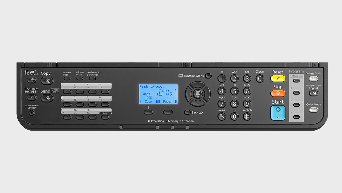 Vorschau: Kyocera ECOSYS MA4000x 3-1 s/w Multifunktionssystem für eine höhere Produktivität im Büro
