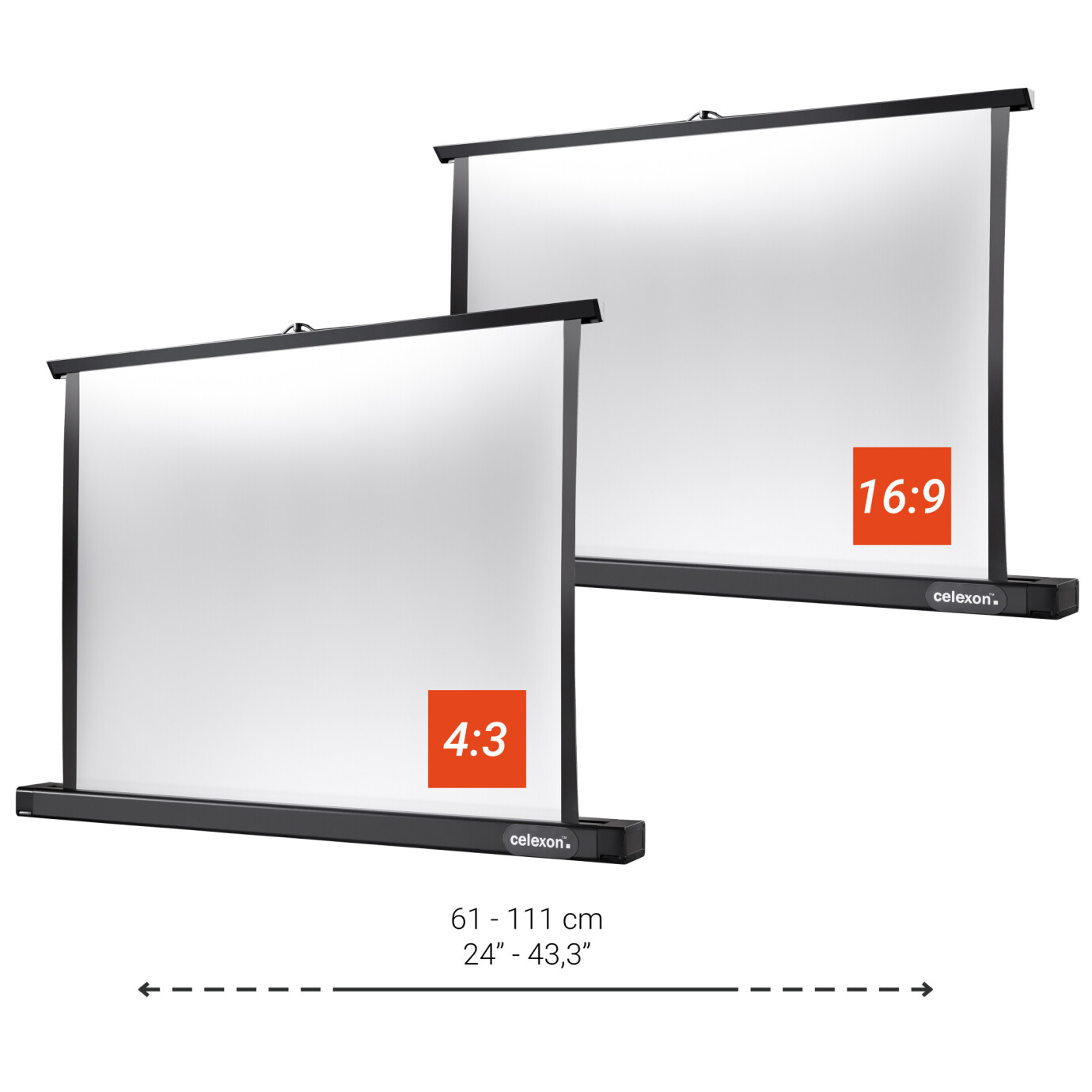 Vorschau: celexon Tischleinwand Professional Mini Screen 111 x 62cm