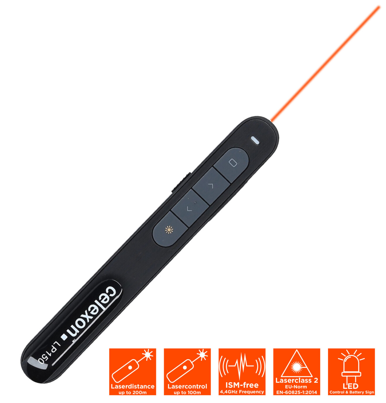Pointeur laser de présentation celexon PRO LP150