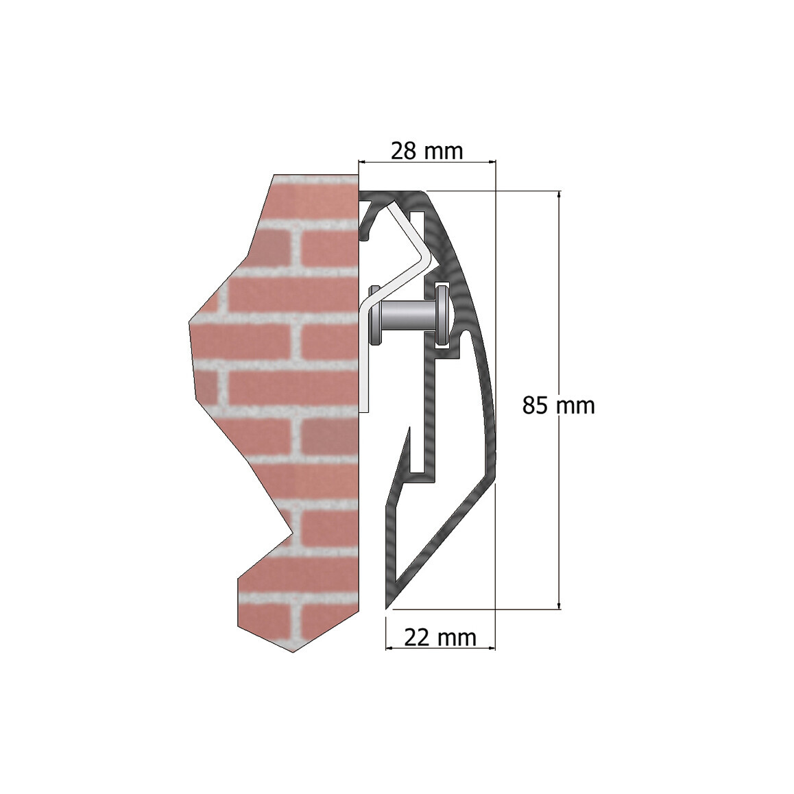 Vorschau: DELUXX Professional Rahmenleinwand Mattweiß Vision - 16:10 - 300x187 cm - 140''