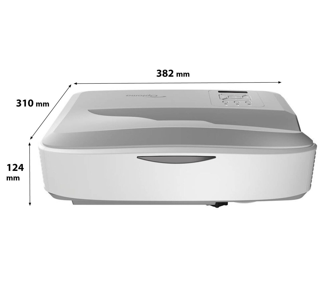 Optoma ZH500UST Ultra-Kurzdistanz-Beamer mit 5000 Lumen und Full HD Auflösung