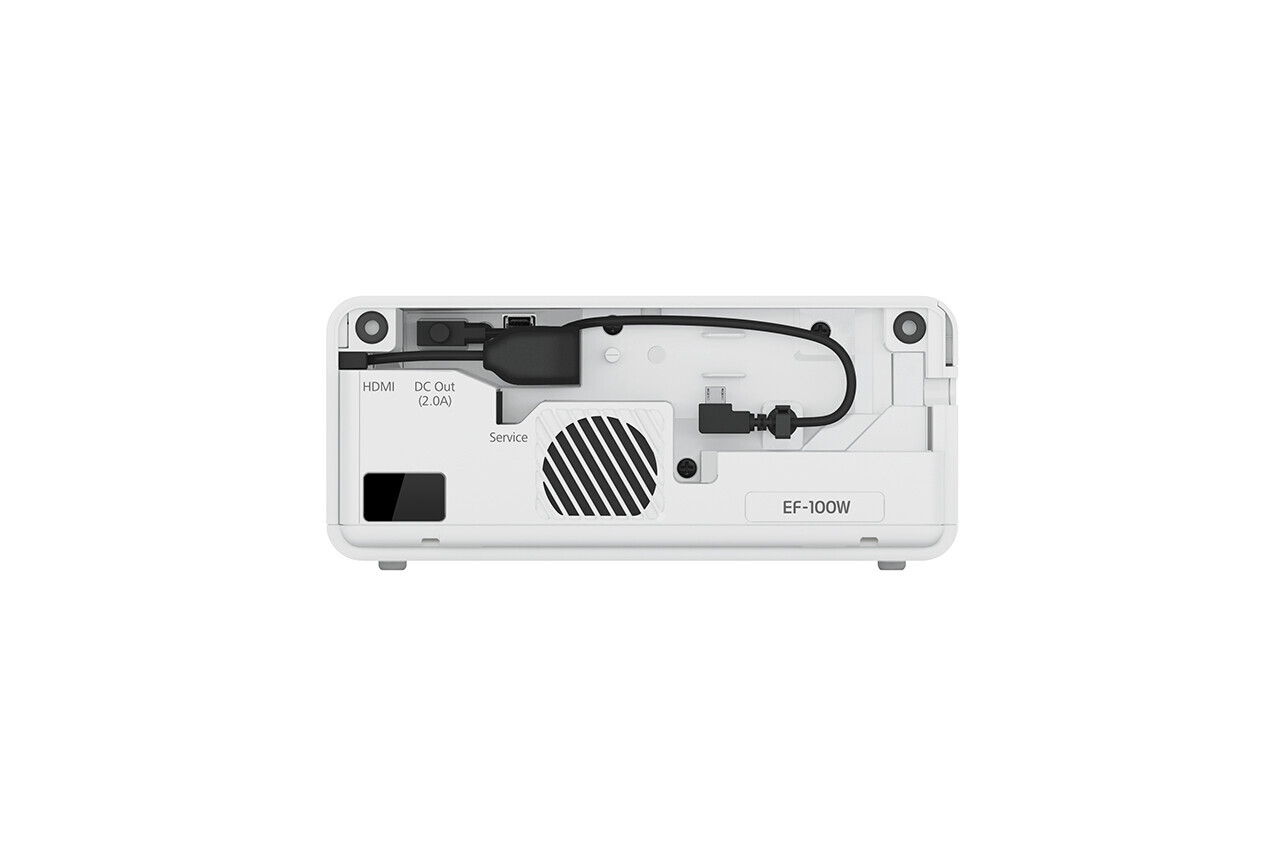 Epson EF-100W weiß mobiler Laserbeamer Android TV - WXGA Auflösung