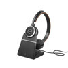 Jabra Evolve 65 UC Duo - Bluetooth, USB - Stereo-Headset für UC-Plattformen inkl. Ladestation