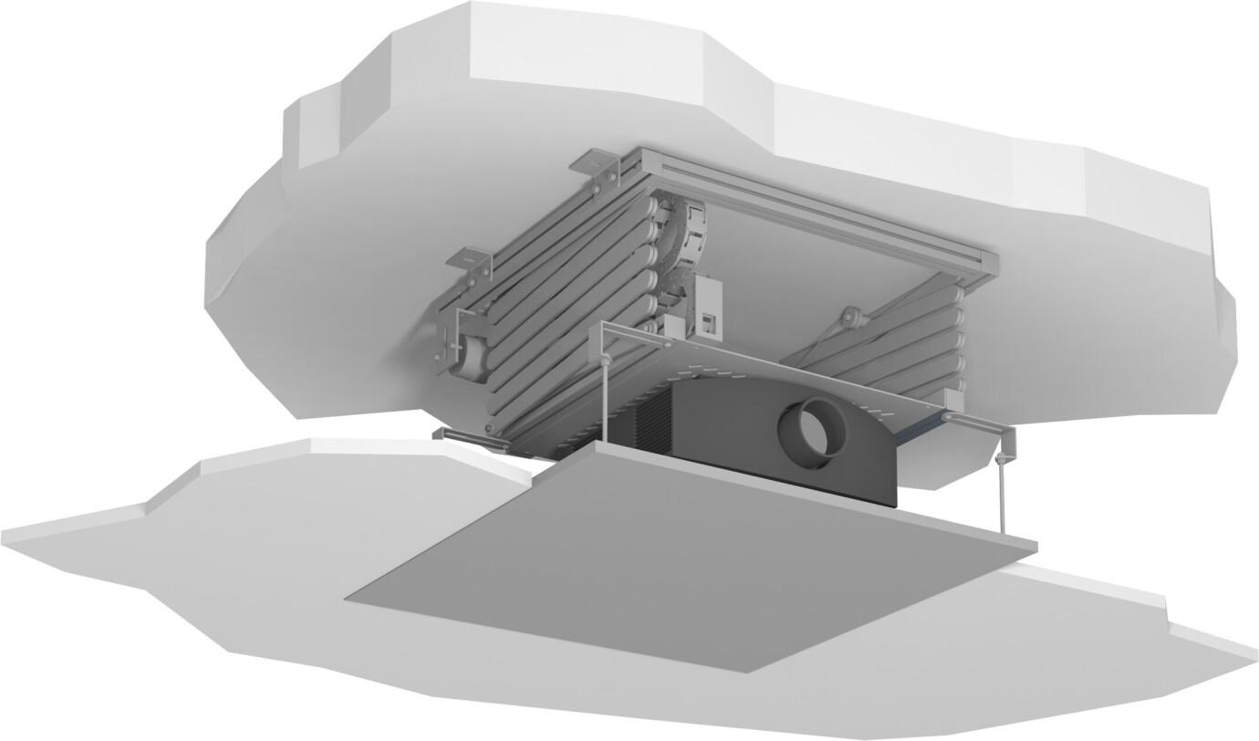 Vorschau: celexon Beamer Deckenlift PL2000 - max. ausfahrbar bis 196 cm - 15kg Traglast - Demo