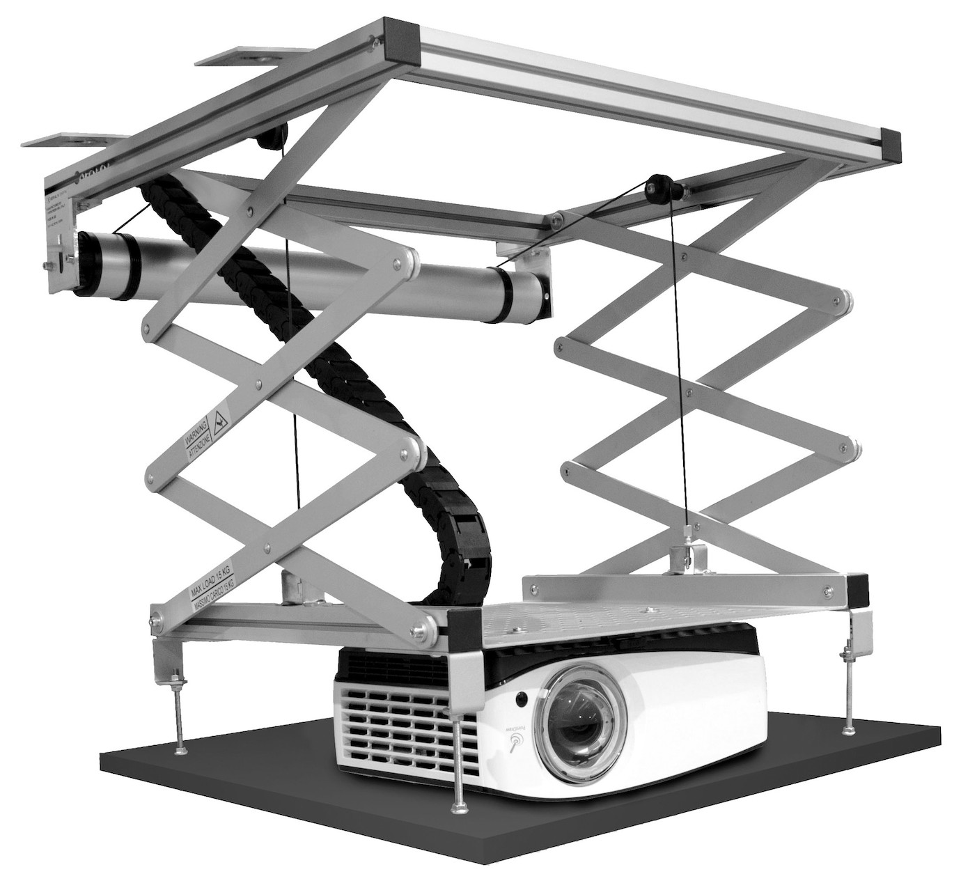 Vorschau: celexon Beamer Deckenlift PL1000 - max. ausfahrbar bis 96 cm - 15kg Traglast - Demo