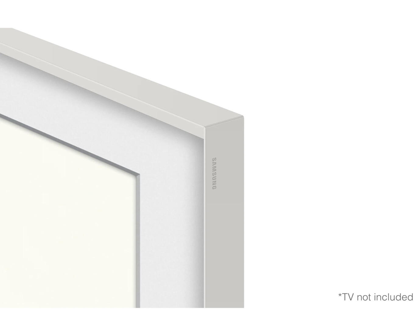 Vorschau: Samsung 65" Frame Rahmen Abgeschrägt Weiß