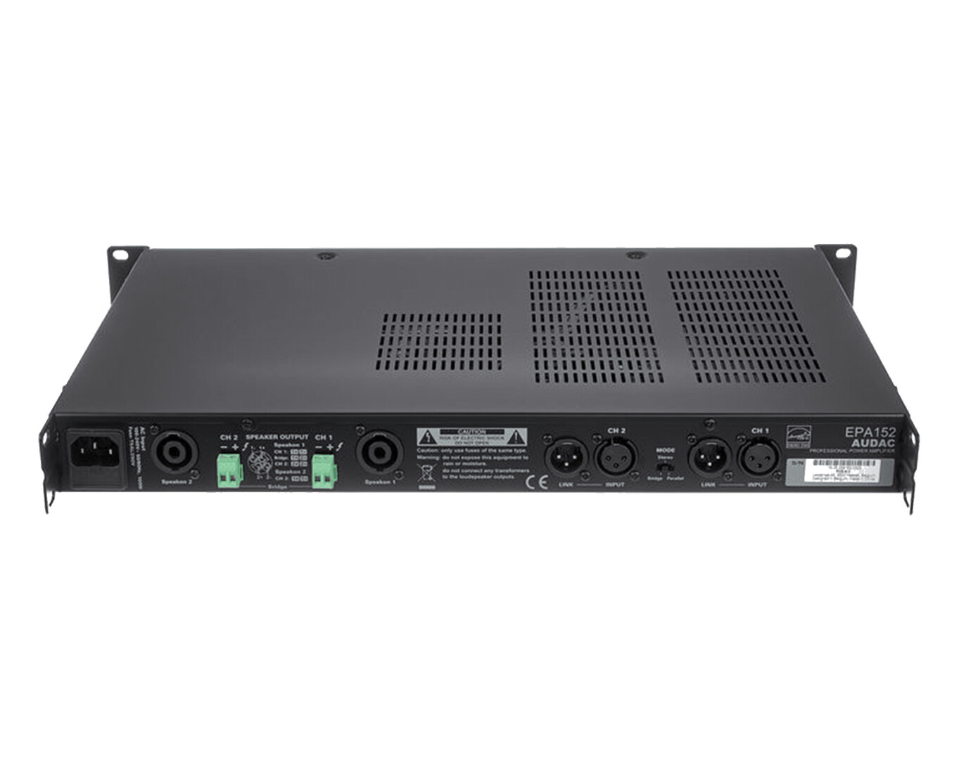 Vorschau: Audac EPA152 2-Kanal-Verstärker 2 x 150 W - Demo