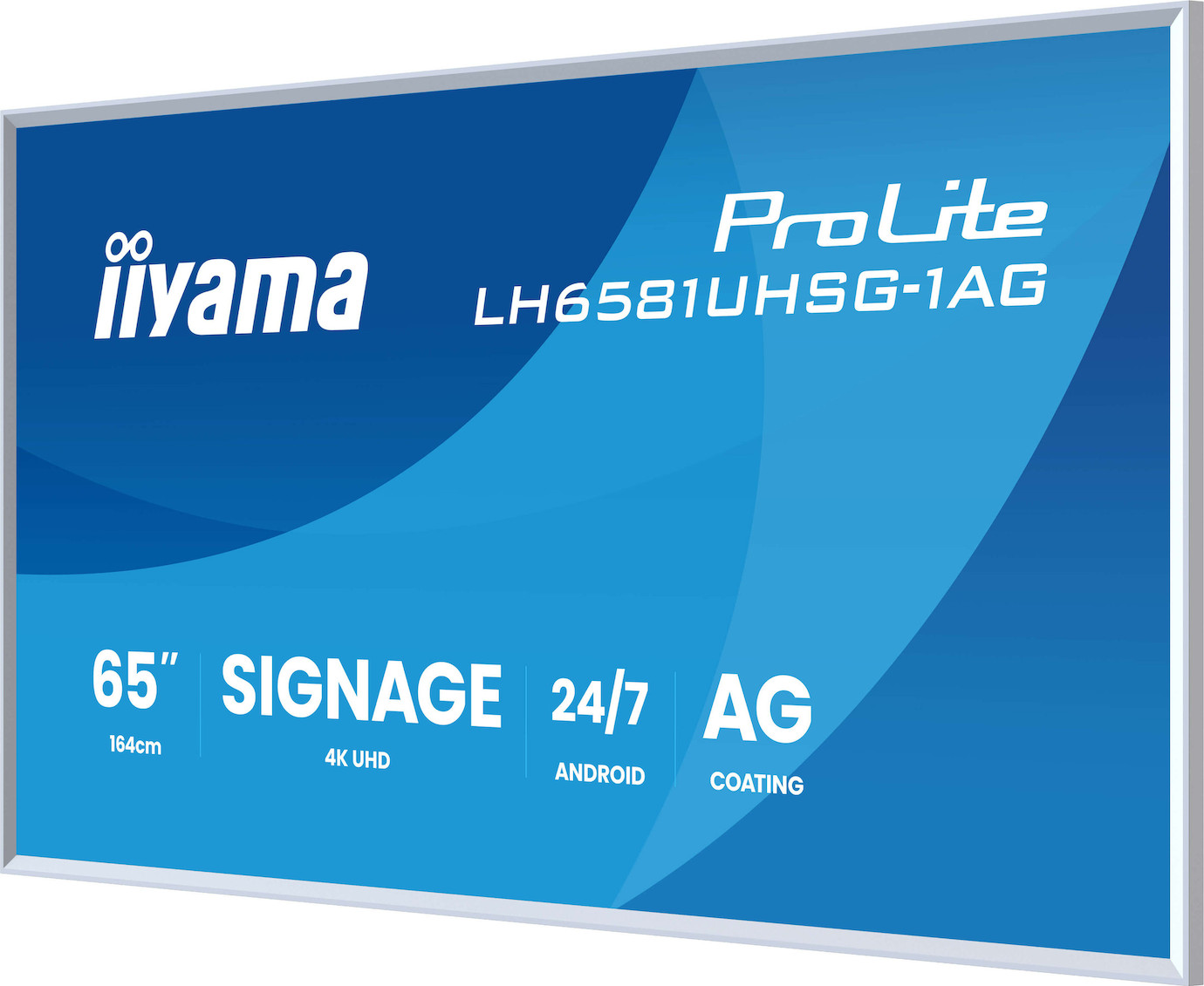 Vorschau: iiyama ProLite LH6581UHSG-1AG 65" 4K UHD Digital Signage-Display mit abnehmbaren Rahmen