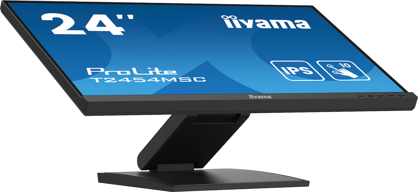 Vorschau: iiyama ProLite T2454MSC-B2AG 24" PCAP 10-Punkte Touchscreen-Monitor mit IPS-Panel-Technologie und An