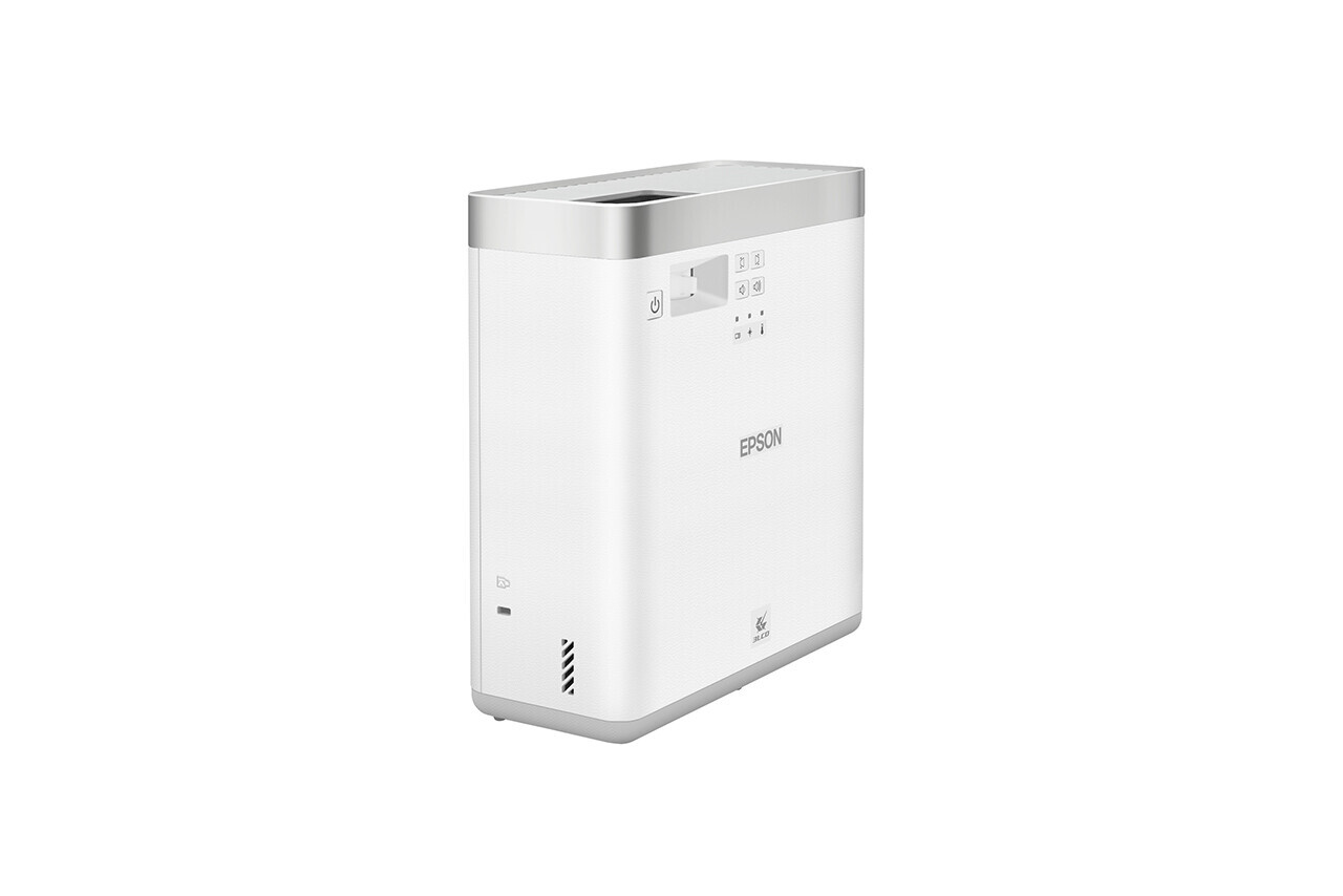 Epson EF-100W weiß mobiler Laserbeamer Android TV - WXGA Auflösung