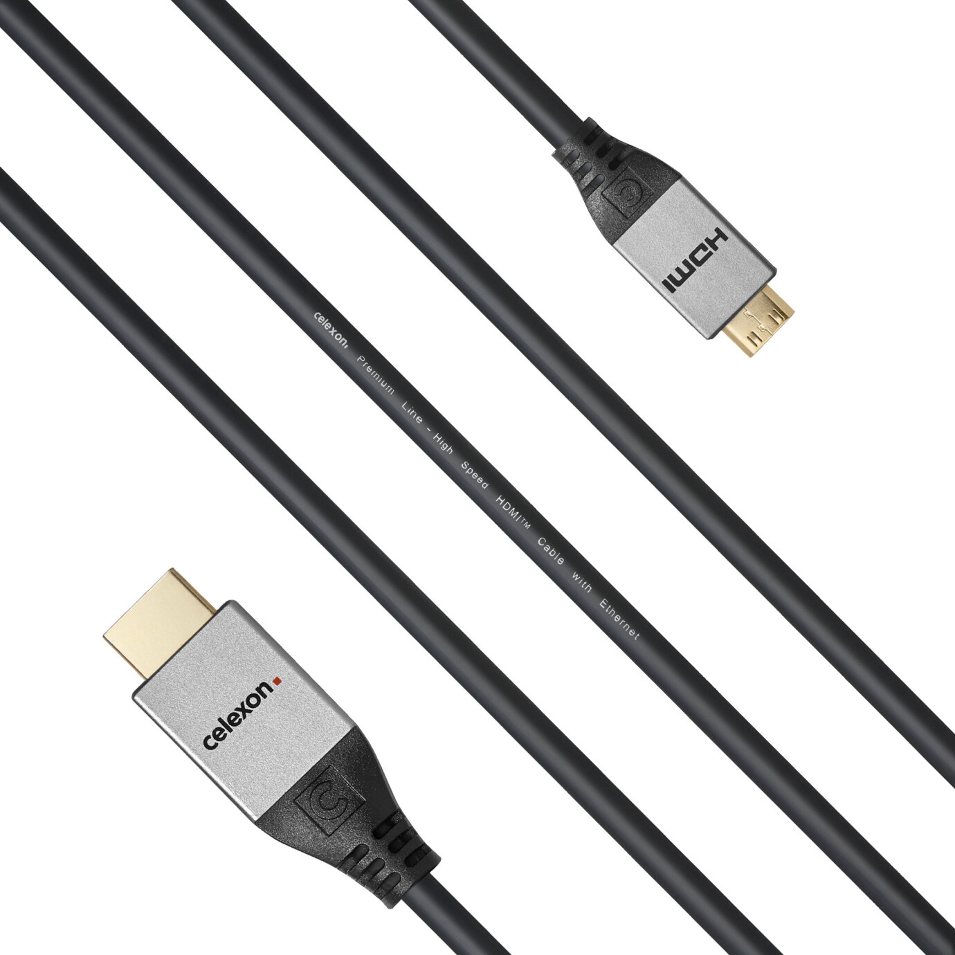 Vorschau: celexon HDMI auf Mini HDMI Kabel mit Ethernet - 2.0a/b 4K 1,0m - Professional Line