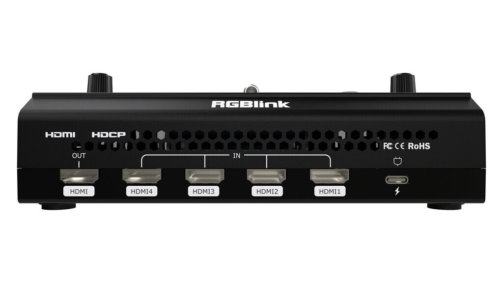 Vorschau: RGBLink Mini V2 -Multiformat HDMI Live-Streaming Video Mischer