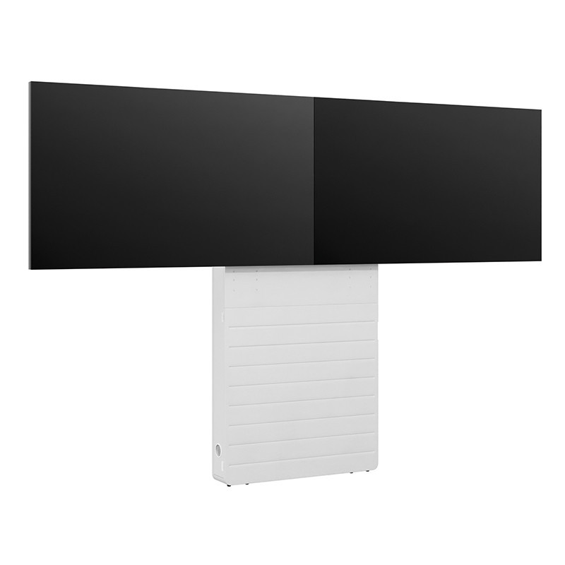 Vorschau: Hagor CON-Line® Big W Dual 65 - 75" Medienstele, Boden-Wand Montage