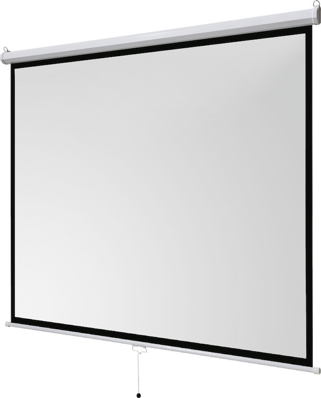 Vorschau: celexon basic line Rolloleinwand 200 x 200cm,Leinwand Format 1:1 , Heimkino Leinwand, Beamerleinwand