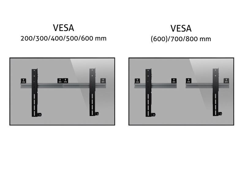 Vorschau: SMS Flatscreenwandhalterung Multi Display Wall