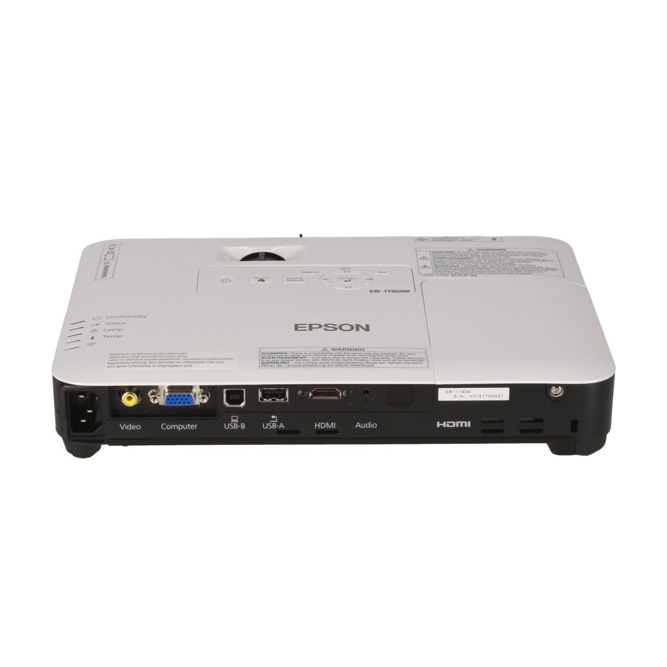 Vorschau: Epson EB-1780W - Demoware Platin