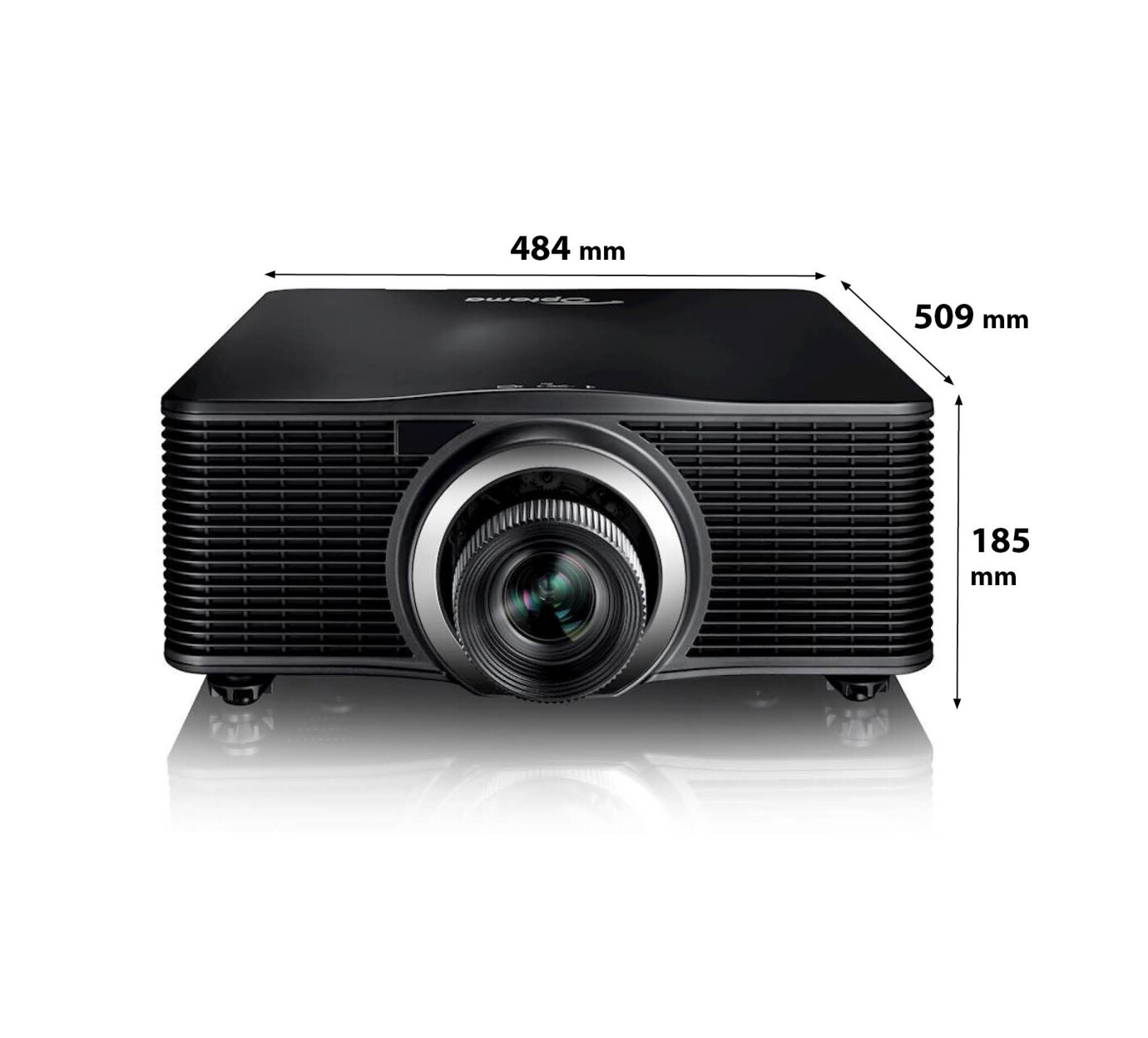 Optoma ZU750 Laserbeamer (ohne Objektiv) mit 8000 Lumen und WUXGA Auflösung