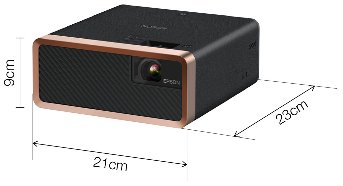 Epson EF-100B schwarz mobiler Laserbeamer Android TV - WXGA Auflösung