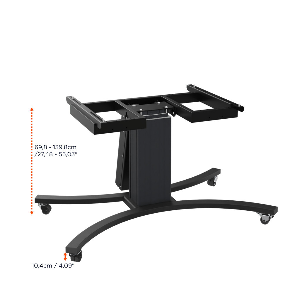 Vorschau: celexon Expert elektrisch höhenverstellbarer Display-Rollwagen Adjust-V4275B mit Kippfunktion - 70cm