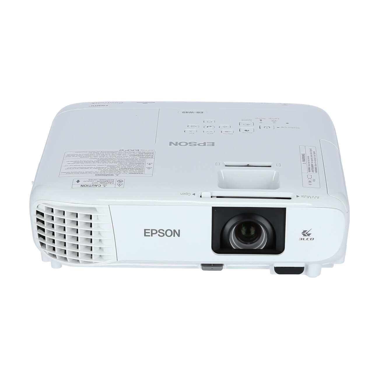 Vorschau: Epson EB-W49 Businessbeamer mit 3800 Lumen und WXGA Auflösung