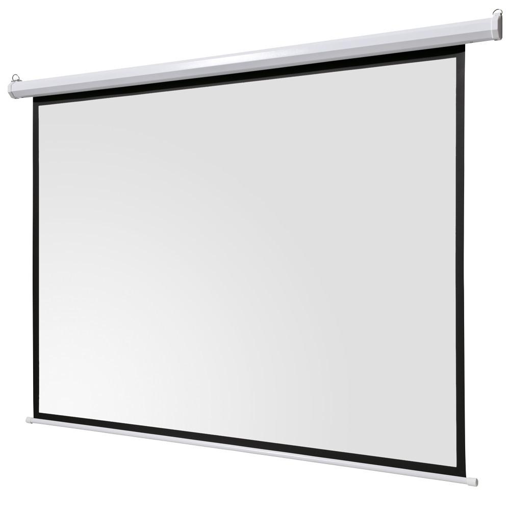 Vorschau: celexon basic line Motorleinwand 200 x 200cm,Leinwand Format 1:1, Heimkino Leinwand, Beamerleinwand,