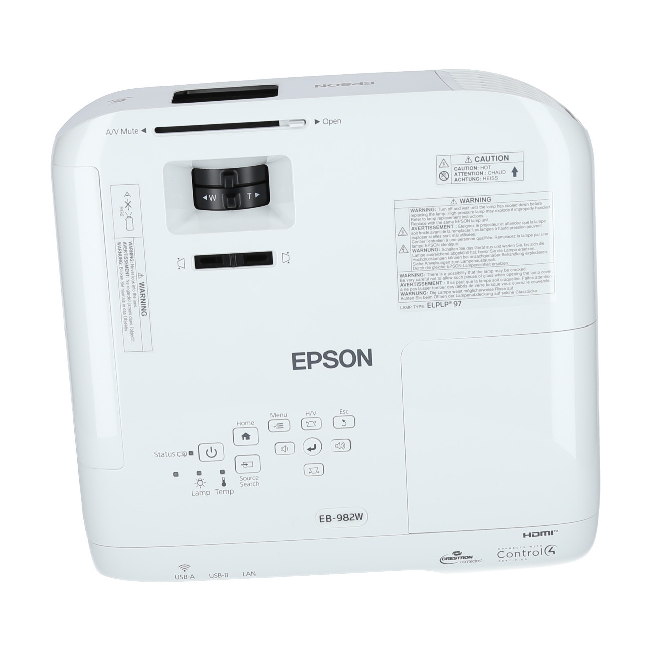 Vorschau: Epson EB-982W Businessbeamer mit 4200 Lumen und WXGA Auflösung