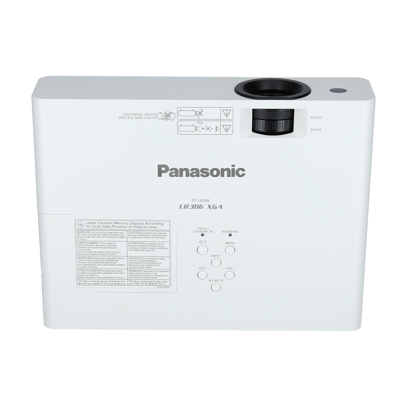 Vorschau: Panasonic PT-LB306 Businessbeamer mit 3100 Lumen und XGA Auflösung