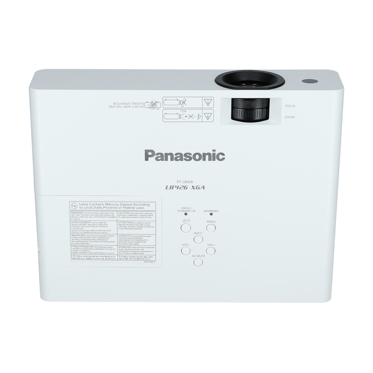Vorschau: Panasonic PT-LB426 Businessbeamer mit 4100 Lumen und XGA Auflösung