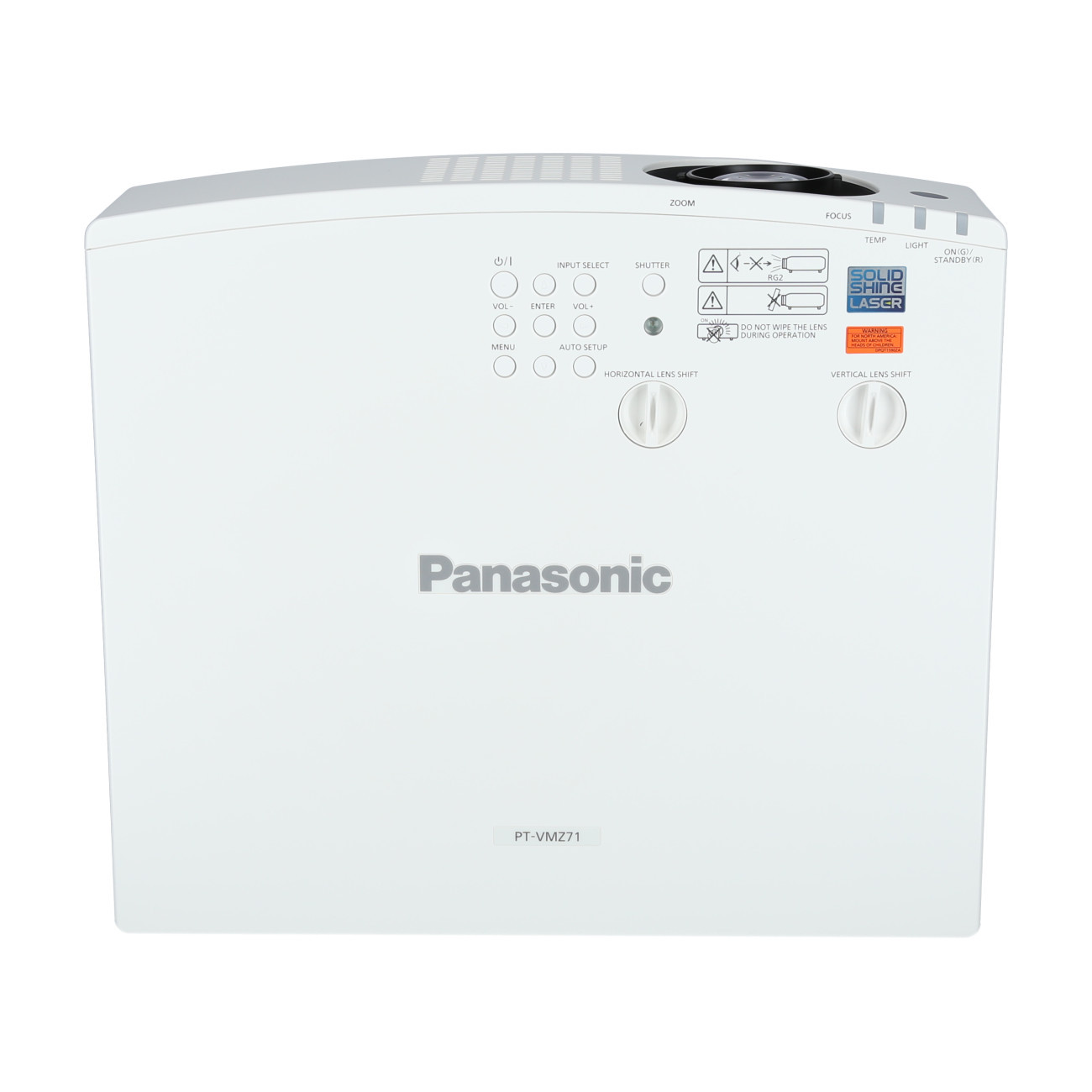 Vorschau: Panasonic PT-VMZ71 Laser-Business-Beamer weiss mit 7.000 ANSI-Lumen und WUXGA