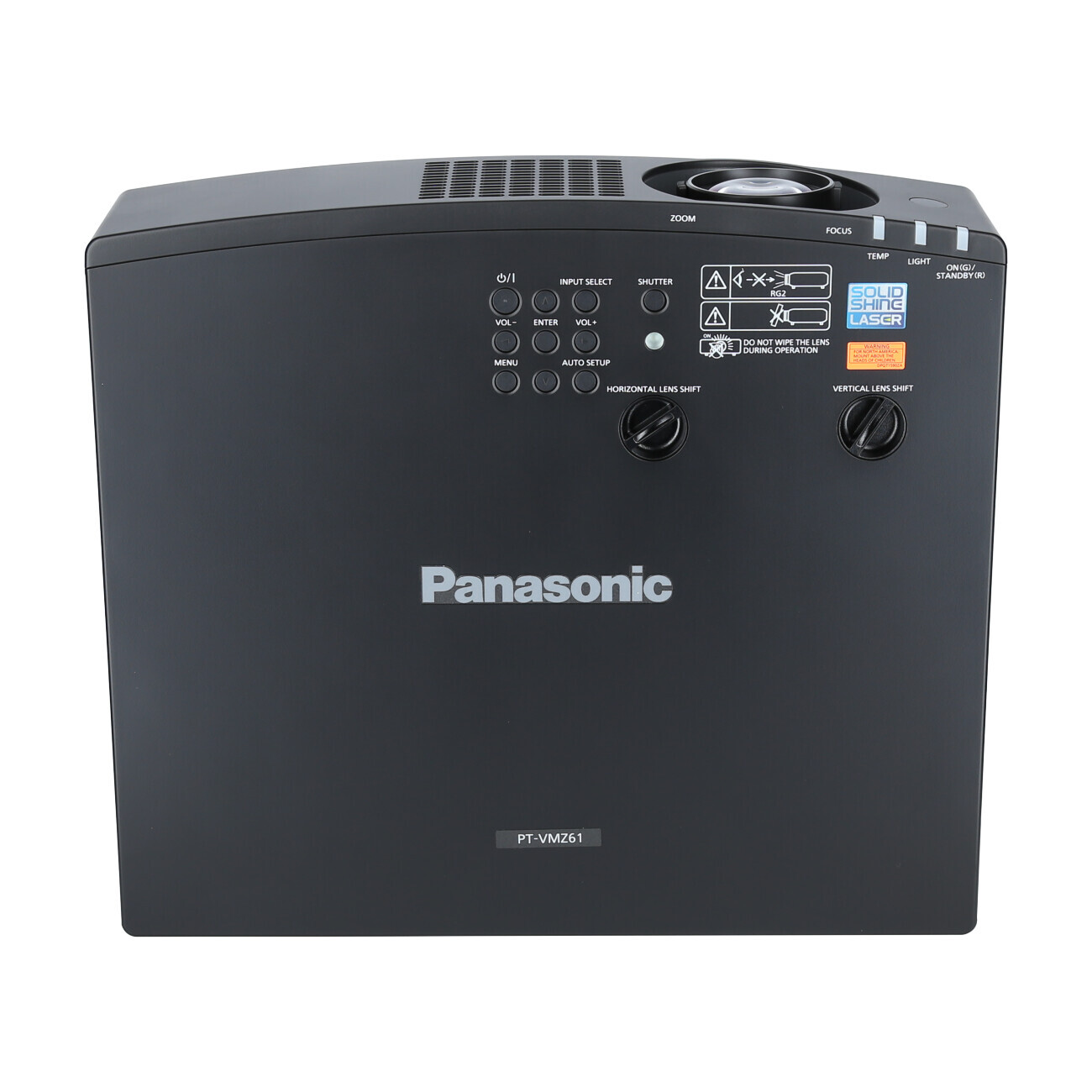 Vorschau: Panasonic PT-VMZ61 Laser-Business-Beamer schwarz mit 6.200 ANSI-Lumen und WUXGA