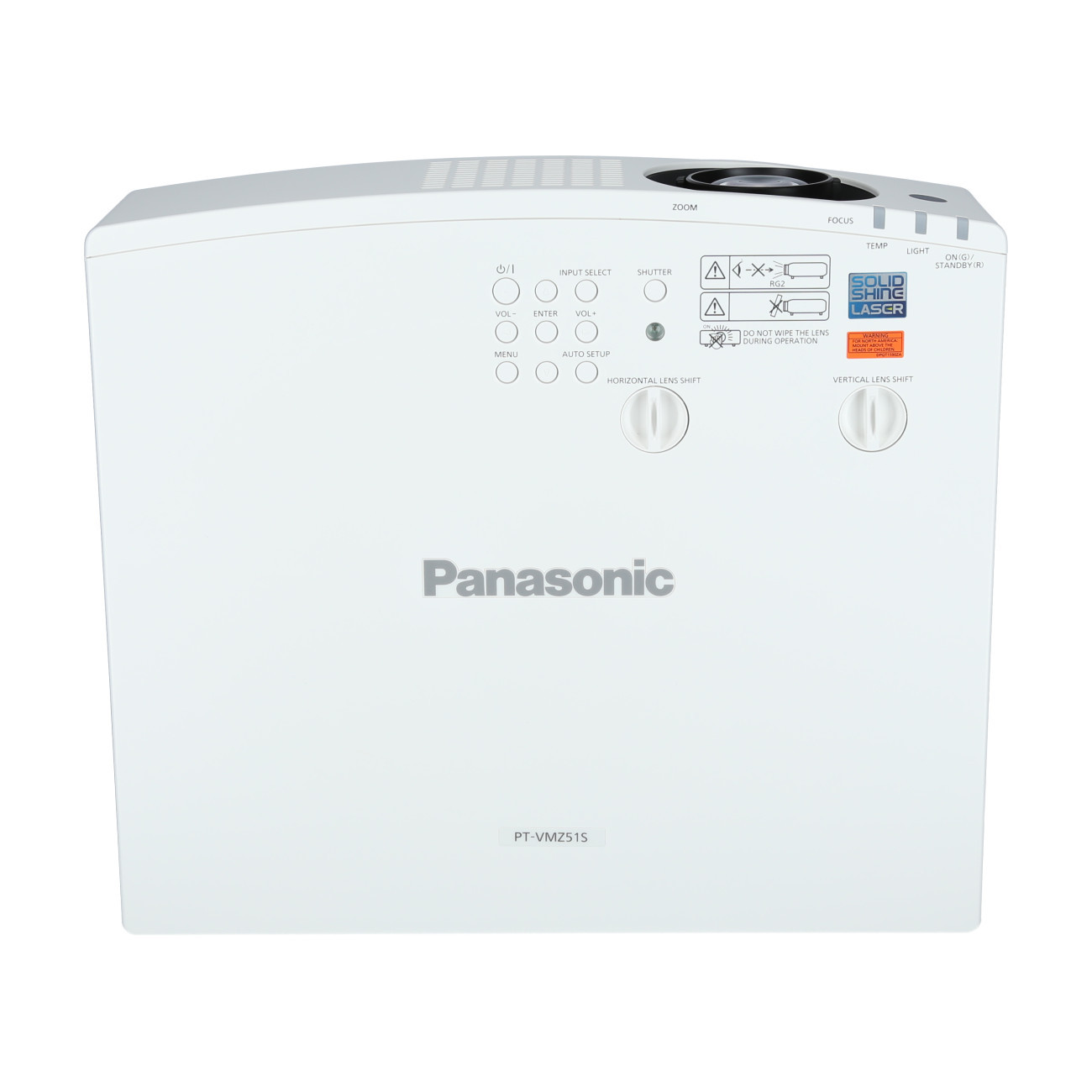 Vorschau: Panasonic PT-VMZ51S Laser-Business-Beamer weiß mit 5.200 ANSI-Lumen und WUXGA