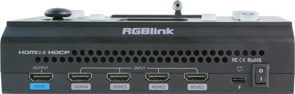 Vorschau: RGBlink Mini Pro V2 - Multiformat HDMI Live-Streaming Video Mischer