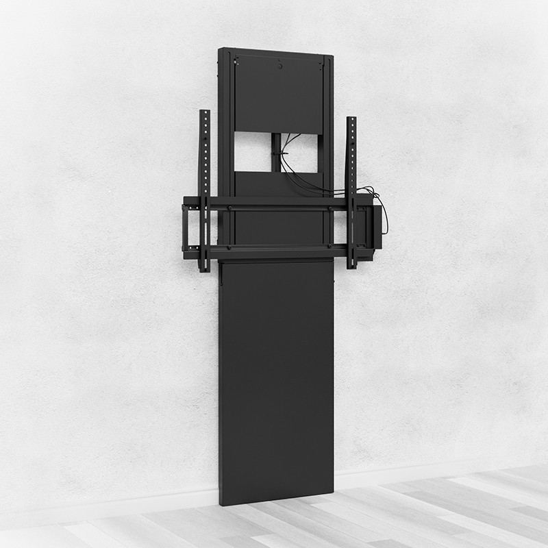 Vorschau: Hagor WH Moto Slim Stud-wall mit motorischer Höhenverstellbarkeit für 42-75" Display